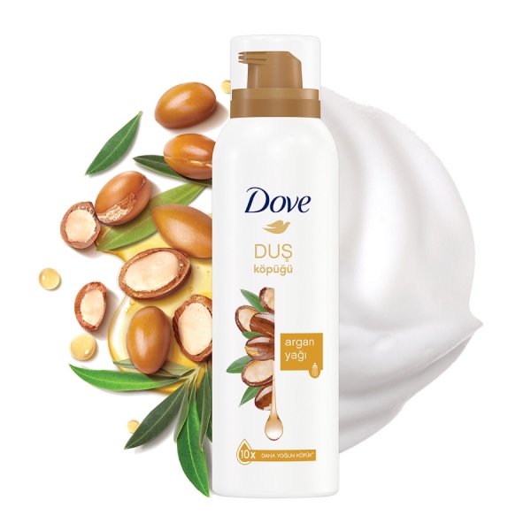 Dove Argan Yağı Köpük Duş Jeli